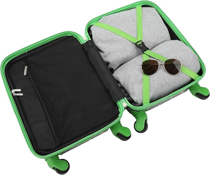 Bioworld Minecraft Creepers 2-Piece Backpack & 18" Luggage Set