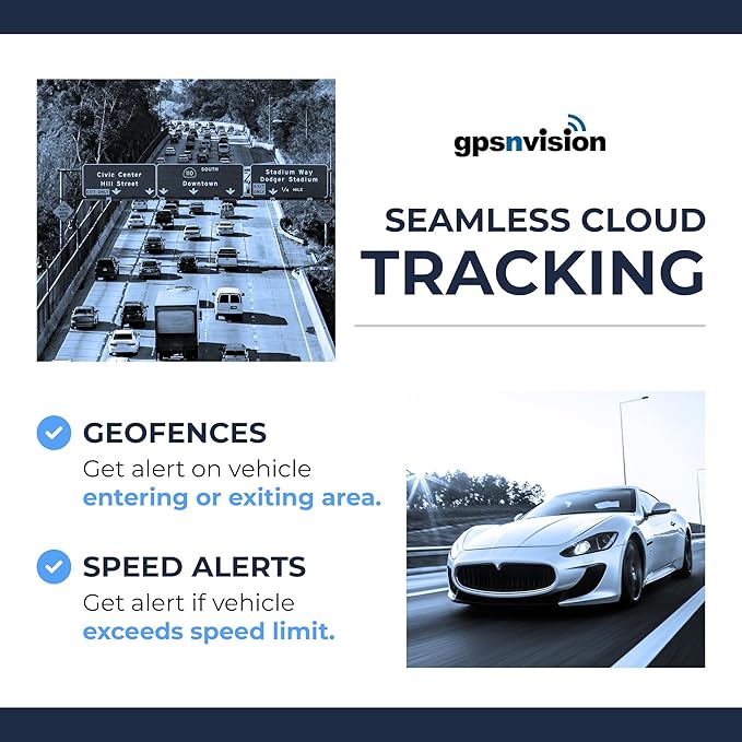GPS Tracker for Vehicles - Up to 6-Month Battery - Real Time GPS Car Tracker - Hidden Magnetic Tracking Device for Cars, Fleets, Trailers - Global Tracking w/Lifetime Support - Subscription Required