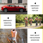 300Piece Small First Aid Kit Refill Supplies for Travel Mini Caming Emergency First Aid Kits Hiking Survival Essential Set for Outdoor Adventure, Yellow 1st Aid