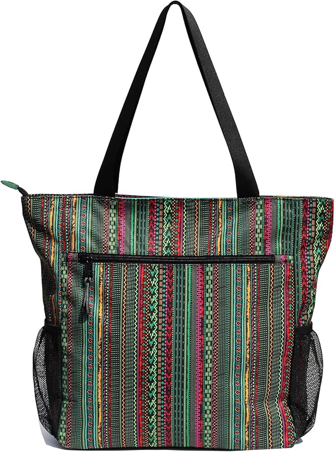 Original Floral Water Resistant Large Tote Bag Shoulder Bag for Gym Beach Travel Daily Bags Upgraded