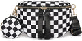 Eslcorri Small Crossbody Sling Bag for Women Trendy - Fanny Packs Leather Chest Belt Bum Bag Anti Theft Purse for Travel