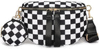 Eslcorri Small Crossbody Sling Bag for Women Trendy - Fanny Packs Leather Chest Belt Bum Bag Anti Theft Purse for Travel