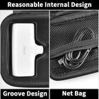 casmilee Portable Charger Power Bank Case for 2PCS Swyop/for Feob/for Charmast/for JEJILL/for LanLuk/for VEGER/for iWALK/for Taegila/for Kuulaa and More Small Charging Battery Pack - Bag Only (Black)