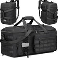 50L Gym Bags for Men, 3 in 1 Travel Duffle Bag with Shoe Compartment, Tactical Military Backpack for Overnight Weekender Gym Traveling Workout Deployment