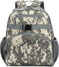 FlowFly Kids Backpack for Toddler Boys Girls, Simple Lightweight Bookbag for Daycare Kindergarten Elementary School Travel, Small Modern Bag (Medium 15''), Digital Camo