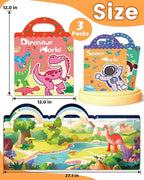 Walenced Reusable Sticker Book for Toddlers, Stickers for Kids, Toddler Sticker Book, Toddler Craft Activities, Toddler Travel Toys Girl Birthday Gifts