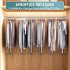 Liuoud Clear Garment Bags for Hanging Clothes10” Gusseted, Suit Bags for Closet Storage, Hanging Plastic Clothes Cover for Coat, Dress, Fur, Shirt, 6 Pack, 40” Long