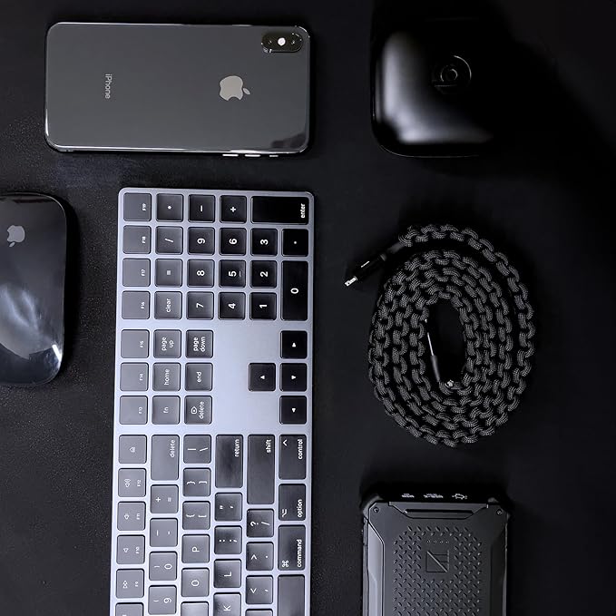Dark Energy Poseidon Nano | Portable Magsafe Compatible Charger | Lightweight | Dark Energy USB-C 3ft Cable | Fast Charging, Durable Braided Cable and Signature Series Adapter Kit | Charge Anywhere