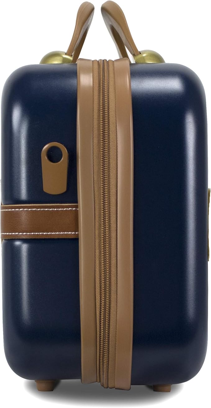 World Traveler VentureX Airline Approved 2-Piece Carry-On Luggage Set – Lightweight Hardside Polycarbonate Suitcase with Spinner Wheels - Gatsby Navy