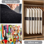 Aliceset Cotton Garment Bags for Hanging Clothes, Canvas Suit Bags for Clothes Coats Jackets Shirts Closet Storage Travel Gusseted Hanging Garment Cover(6 Pcs,32 Inches)