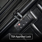 Samsonite Omni 2 Hardside 3 Piece Set - Includes Global Carry-On, Medium, & Large Checked Suitcases - 360° Dual Spinner Wheels - Integrated TSA Lock & Expansion - Amazon Exclusive - Rose Gold