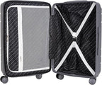 French Connection Le Voyage Luggage Set, Quiet Shade, 3 Piece Set
