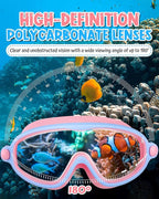 Swim Goggles 2 Pack, Wide View Anti Fog&UV Swimming Goggles for Audlt, No Leak Pool Beach Essentials for Men Women