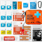 EVERLIT Mini First Aid Kit [3-Pack], Ultralight Compact Water-Resistant Hiker Medical Kit, Bulk First Aid Kit, Pack-Efficient for Camping, Hiking, Ourdoor Adventure, Travel, Pack of 3