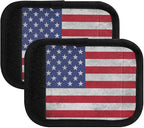 4Pcs Luggage Handle Wrap Suitcase Identifier Handle Covers Tags Soft Travel Bags Luggage Handle Gripper Accessories for Airplane Flying USA Flag