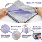 10 Set Compression Packing Cubes for Travel Essentials,Compressible Expandable Packing Cubes for Suitcase,OlarHike Luggage Organizer Bags for Travel,Handy Helper for Organizing Clothes(Purple Gray)