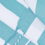 Set of 6 Turkish Beach Towel, Cotton Beach Towels, 36 x 71 Inches Turkish Towel, Sand Free, Quick Dry, Lightweight Beach Towels for Adult Blue