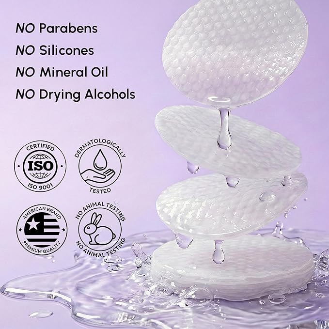 MAREE Niacinamide Toner Pads for Face – Exfoliating Pads with 12% Niacinamide, Salicylic Acid, Hyaluronic Acid & Tea Tree – Zero Pore, Uneven Skin Tone, Acne Clearing Facial Pads – Glow Up Device