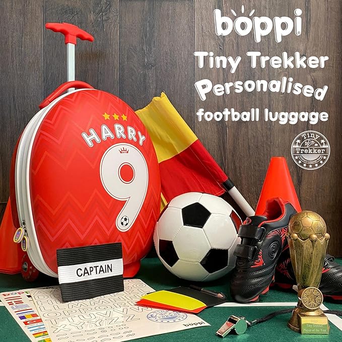 boppi - Children's Suitcase - Tiny Trekker Children's Trolley Suitcase - Boys & Girls Suitcase - Suitable as Cabin Luggage - 17 L