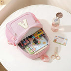 Mini Toddler Backpack for Girls 2-4, Cute Personalized Preschool Kindergarten Backpack for Kids Birthday Gifts (Pink G)