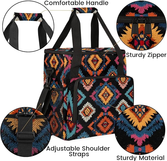 Coffee Maker Carring Bag Travel Storage Tote Bag Compatible with Keurig K-Mini or K-Mini Plus Portable Single Serve Coffee Brewer Case with Pockets for K-cup Pods(Bag Only)