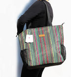 Original Floral Water Resistant Large Tote Bag Shoulder Bag for Gym Beach Travel Daily Bags Upgraded