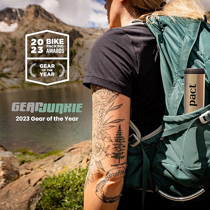 PACT Lite Bathroom Kit - Bathroom Kit for Camping, Backpacking, Backcountry - Ultralight Backpacking Gear