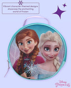 Fast Forward Disney Frozen Girls Backpack and Lunch Box Set - 2 Piece 15 Inch School Backpack With Detachable Lunch Bag Set, Size One Size, Frozen Round Lunch