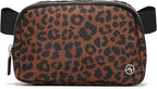 Pander Everywhere Belt Bag for Women, Fashion Waist Packs, Crossbody Bags with Adjustable Strap (Midnight Leopard)
