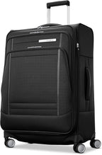 Samsonite UpLIFT Lightweight Large Checked Softside Luggage with Spinner Wheels - Expandable - Airline-Approved, Polyester Soft Suitcase for Ultra Light Travel - Black