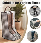 2 Pack Boot Storage Bag, Portable Dust Proof Boot Bags for Cowboy Boots, Shoe Cover Protector Bag for Boots Storage and Organizer Packing, Tall Boot Storage Carry Bag for Travel and Daily Use