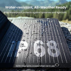 GEYOTO S45 Solar Panel 45W with USB-A and 25W USB-C Ports,25% High Efficiency Folding Solar Panel,Portable Solar Charger Compatible with Phones,Power Bank,IP68 Waterproof Solar Charger for Backpacking
