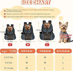 WOYYHO Pet Dog Carrier Backpack Small Dog Front Backpack Ventilated Mesh Dog Travel Back Pack with Safety Belt for Travel Hiking Cycling Outdoor Adventures (Size S: 2-4.5 lbs, Dark Gray)