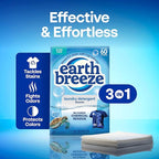 Earth Breeze Laundry Detergent Sheets River Rain - 60 Loads - Eco Laundry Sheets - Travel Laundry Detergent Soap Sheets for Hot & Cold Cycles - Tackles Tough Stains & Odors - Gentle on Skin, 30 Ct