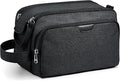 Vorspack Travel Toiletry Bag - Water Resistant Travel Bag for Toiletries, Cosmetics, Accessories, Gifts for Men - Black