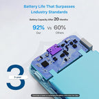 JUOVI Power Bank 10000mAh, 35W Portable Charger,Fast Charging Portable Battery Pack with PD 3.0 & QC 4.0, USB C Portable Power Bank for iPhone 15 14 13 Series, Galaxy, Tablet, Switch, and More (Blue)