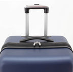 Wrangler Smart Spinner Hardside Luggage, 3 Piece Set, Navy Blue