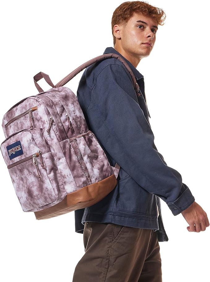 JanSport Cool Backpack with 15-inch Laptop Sleeve, Large Computer Bag Rucksack with 2 Compartments, Ergonomic Straps, Ice Dye