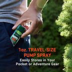 Repel 100 Insect Repellent, 1 Ounce, With DEET, 10-Hour Protection Long-Lasting Insect Repellent Travel Pump Spray Repels Mosquitoes, Ticks, Gnats, Biting Flies, Chiggers And Fleas, 6 Pack