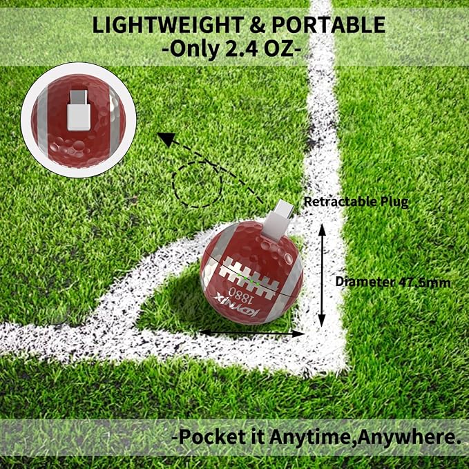 Mini Portable Charger USB C Power Bank 2000mAh Phone Charger Battery Pack Compatible with iPhone 17/17 Air/17 Pro/17 Pro Max/16/16 Plus/16 Pro/16 Pro Max/15 Series, Galaxy Series, Android etc