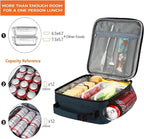 ZM-YOUTOO Lunch Box for Men - Reusable Lunch Bag Men Adult Women- Insulated Small LunchBox
