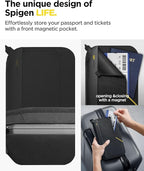 Spigen Life for Passport Card Cover Holder with RFID Blocking Technology Wallet Travel Documents Organizer Protector Accessories, SIM Card Pin Included