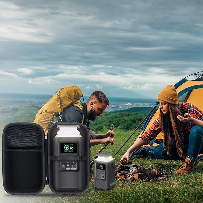 Lebakort Storage Case Compatible with Anker 548 Power Bank Power Station 60,000mAh and PowerCore Reserve 192Wh (Green Case Only)