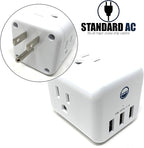 Cruise Approved Power Strip Non Surge Protector for Cruise Ship Multi Plug, 6 Outlets, 3 USB & 3 AC Outlet for Carnival, Celebrity, Princess, Norwegian & Major Lines in 2026 & 2027