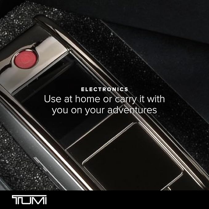 TUMI Scale - Portable, Handheld Digital Luggage Scale - Suitcase Scale Weighs Pounds & Kilograms - Holds up to 100 Lb - Gun Metal/Black