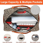 IBFUN Weekender Bags for Women, 21" Weekender Travel Bag, Travel Duffle Bag with Shoe Compartment Carry on Overnight Duffel Bag for Weekend Travel Business Trip