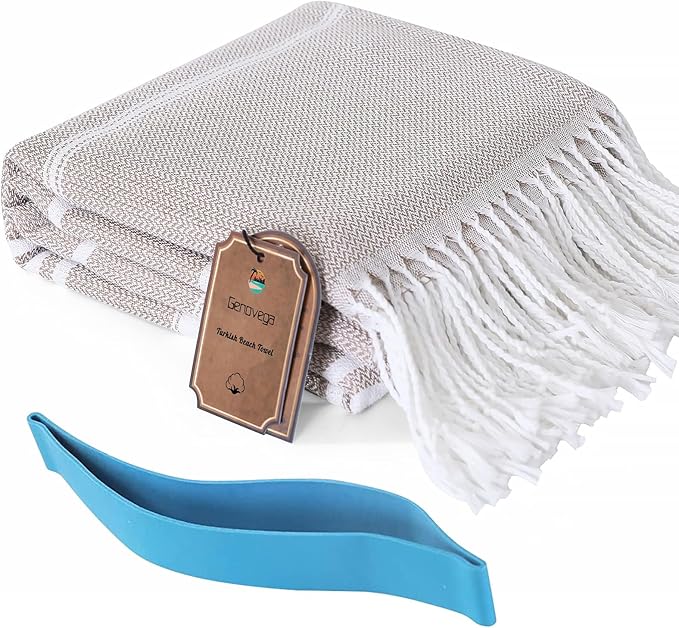 Genovega Turkish Beach Pool Towels Sandproof Lightweight Fast Drying Unique Happy Birthday Ideas Papa Dad Husband Brother Uncle Grandfather in Law from Wife Son Daughter Kids Expecting Men