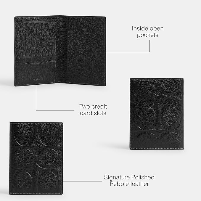Passport Case in Natural Full-Grain Leather