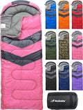 MalloMe Sleeping Bags for Adults Cold Weather & Warm - Backpacking Camping Sleeping Bag for Kids 10-12, Girls, Boys - Lightweight Compact Camping Essentials Gear Accessories Hiking Sleep Must Haves