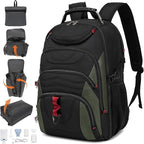 Boavan Vacuum Seal Backpack for Travel with Pump, 55L Large Bag with Zipper‑Off Detachable Vacuum Compression Bag Waterproof Carry On Large Travel Bag for Airline，Bags and Backpack Used Independently